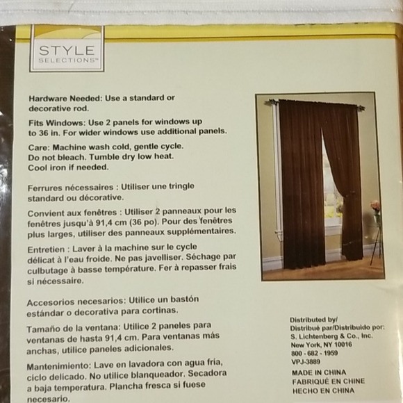 Roslyn On Panel Sheers - Picture 3 of 4